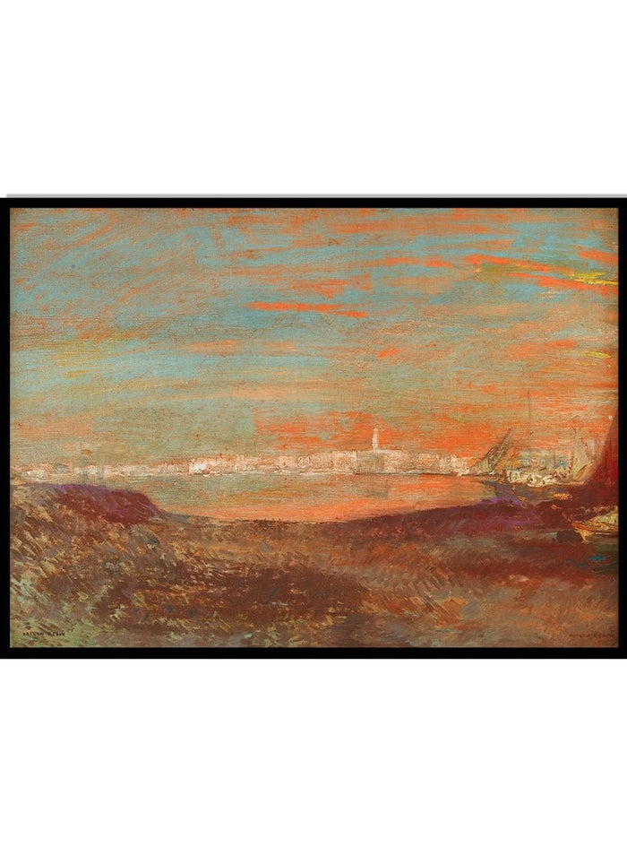 Odilon Redon The Italian Landscape Art Print_Sugar & Canvas_Odilon Redon