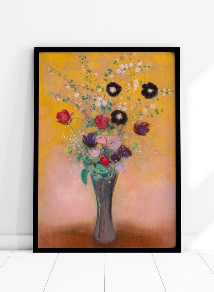 Odilon Redon Vase of Flowers 1916 Art Print_Sugar & Canvas_Odilon Redon