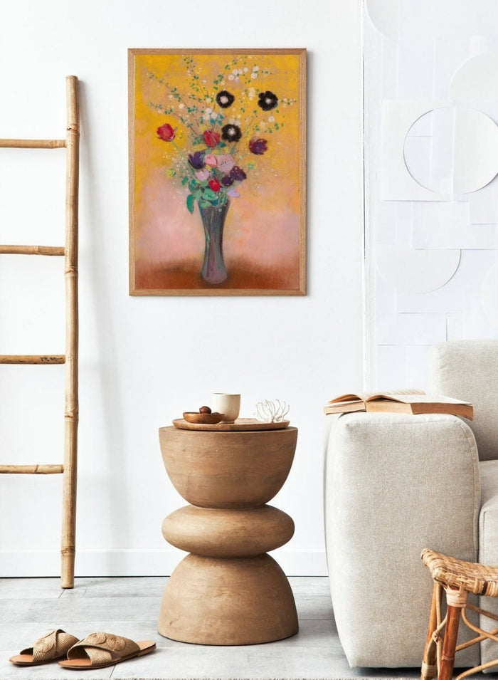 Odilon Redon Vase of Flowers 1916 Art Print_Sugar & Canvas_Odilon Redon