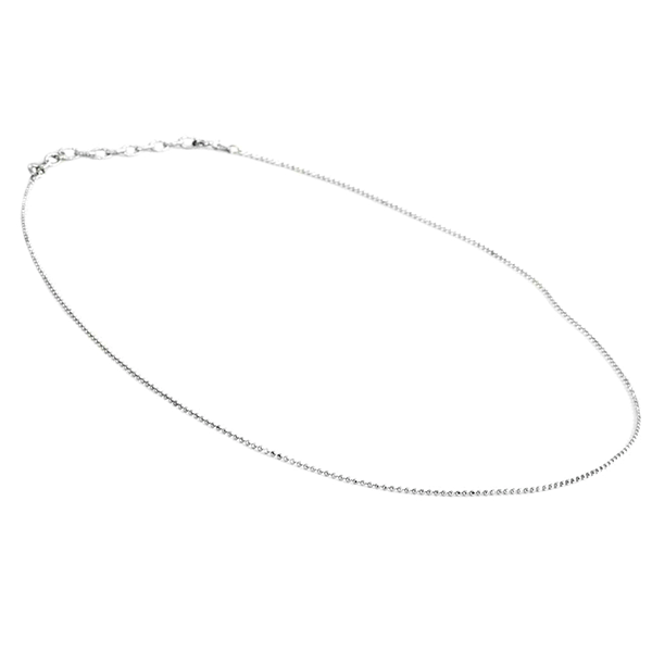 Officina Bernardi Rhodium 16' Necklace