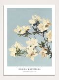 Ogawa Kazumasa White Azaleas Flowers Japanese Art Print OK04