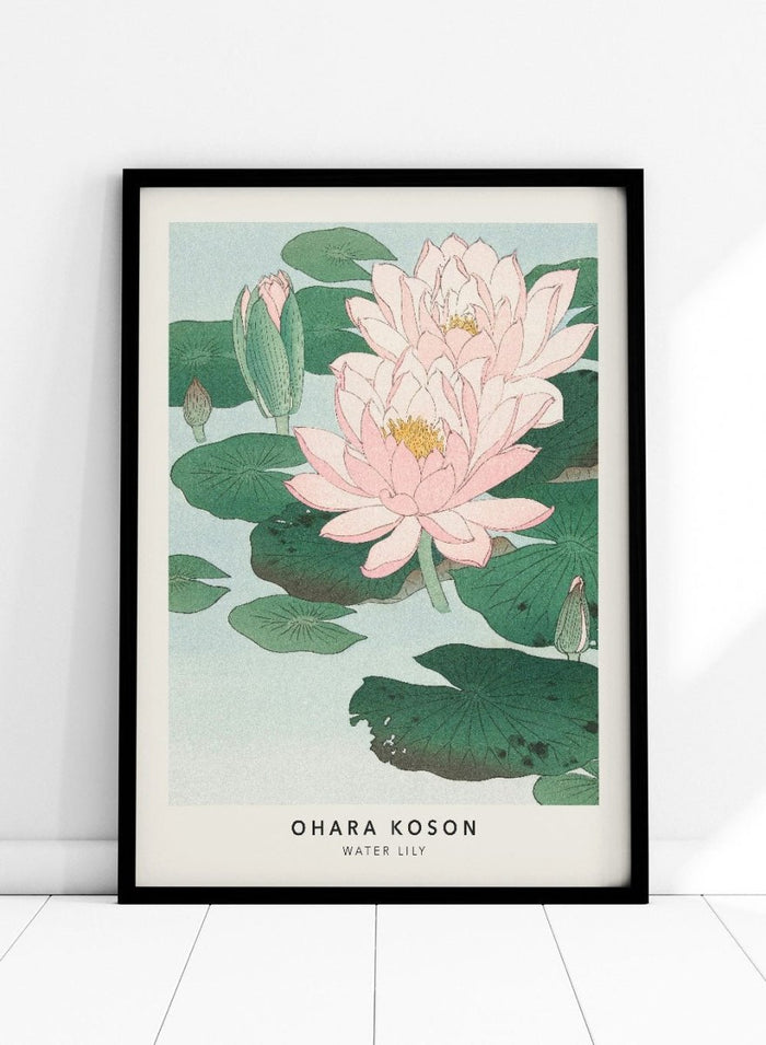 Ohara Koson "Water Lily" Art Print_Sugar & Canvas_Ohara Koson
