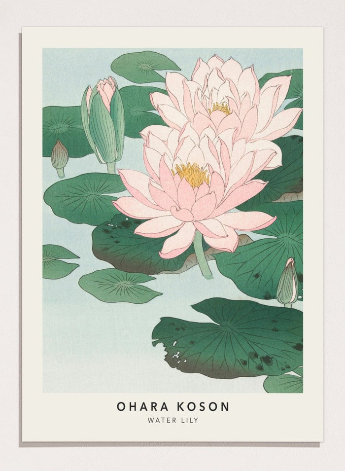 Ohara Koson "Water Lily" Art Print_Sugar & Canvas_Ohara Koson