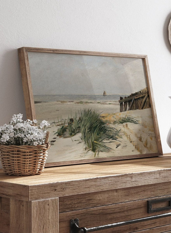 "On the Beach" Art Print_Sugar & Canvas_Eugen Dücker