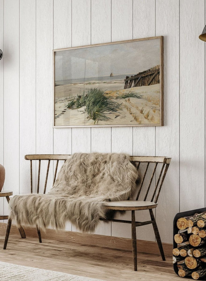"On the Beach" Art Print_Sugar & Canvas_Eugen Dücker