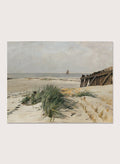 "On the Beach" Art Print_Sugar & Canvas_Eugen Dücker