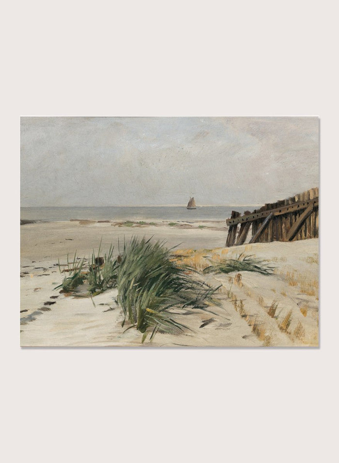 "On the Beach" Art Print_Sugar & Canvas_Eugen Dücker