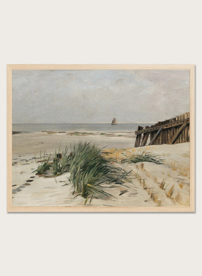 "On the Beach" Art Print_Sugar & Canvas_Eugen Dücker