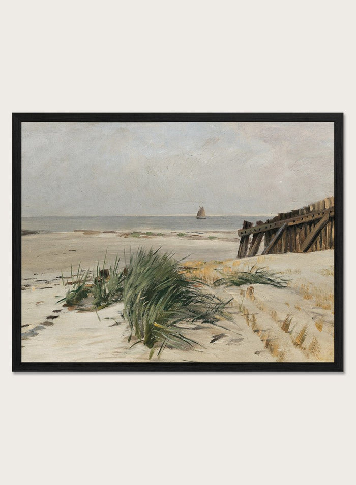 "On the Beach" Art Print_Sugar & Canvas_Eugen Dücker