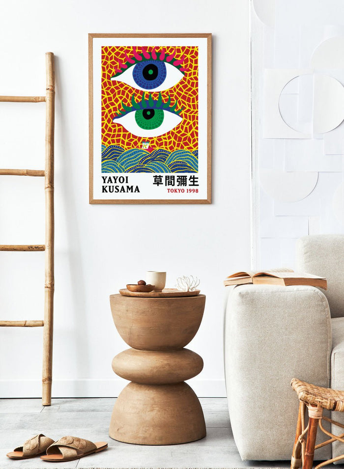 On the Ocean Inspired by Yayoi Kusama Art Print_Sugar & Canvas