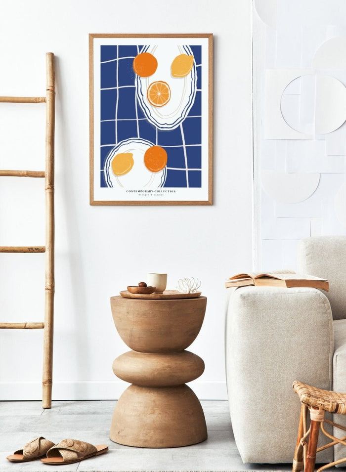 Oranges and Lemons Kitchen Illustration Art Print_Sugar & Canvas_Sugar & Canvas