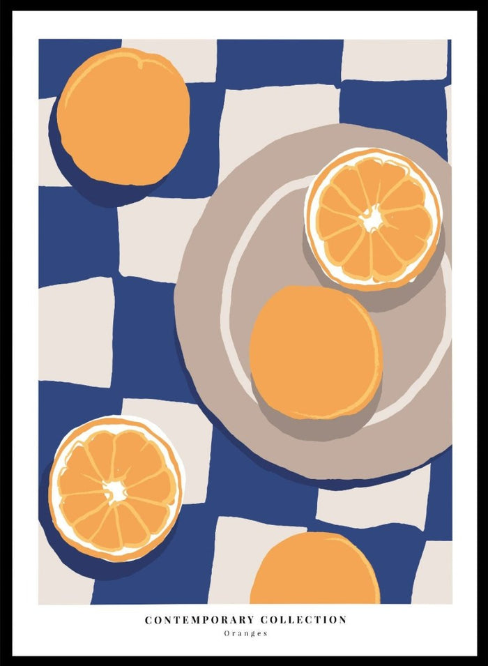 Oranges Kitchen Illustration Art Print_Sugar & Canvas_Sugar & Canvas