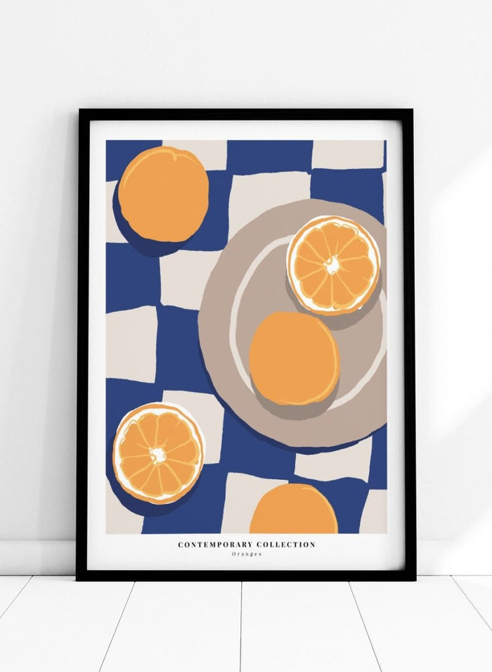 Oranges Kitchen Illustration Art Print_Sugar & Canvas_Sugar & Canvas