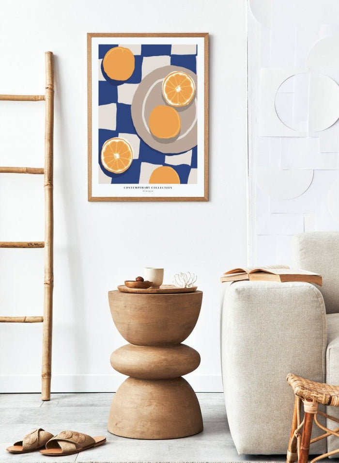 Oranges Kitchen Illustration Art Print_Sugar & Canvas_Sugar & Canvas