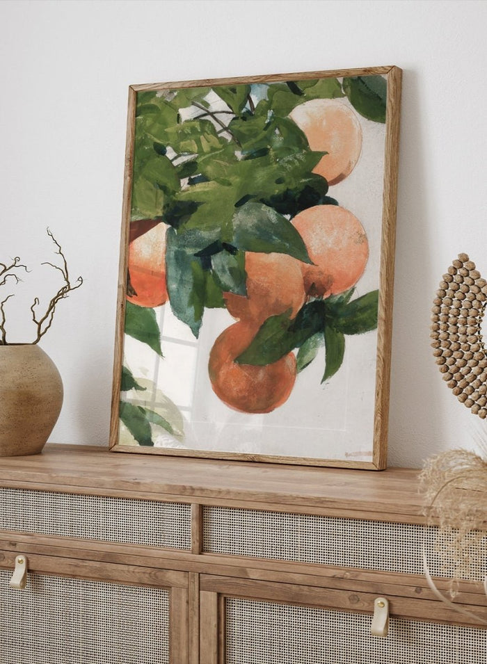 "Oranges on a Branch" Art Print_Sugar & Canvas_Winslow Homer