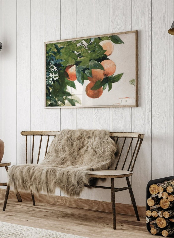 "Oranges on a Branch" Art Print_Sugar & Canvas_Winslow Homer