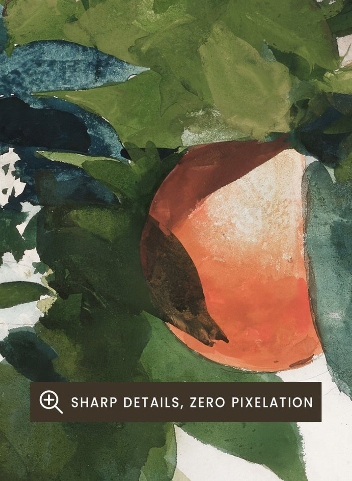"Oranges on a Branch" Art Print_Sugar & Canvas_Winslow Homer