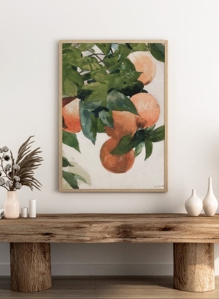 "Oranges on a Branch" Art Print_Sugar & Canvas_Winslow Homer