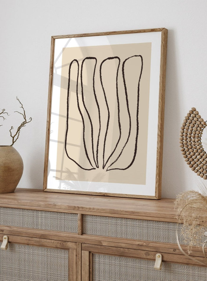 'Organic Form' Aesthetic Art Print_Sugar & Canvas_Sugar & Canvas