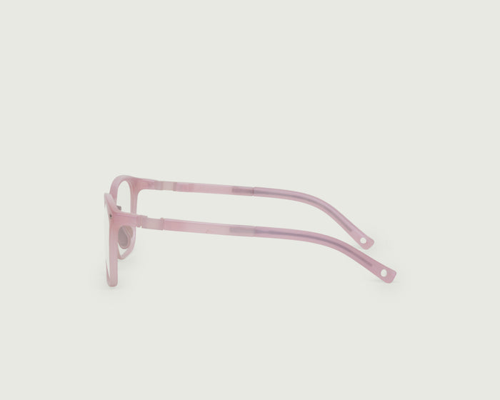 Anemone::Otto Kids Eyeglasses square pink castor seed side