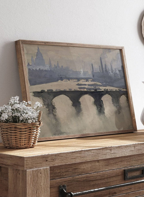 "Out of My London Window" Art Print_Sugar & Canvas_Joseph Pennell