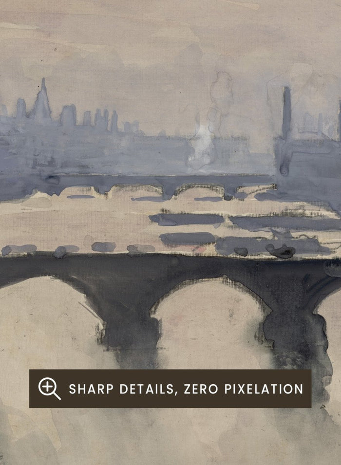 "Out of My London Window" Art Print_Sugar & Canvas_Joseph Pennell