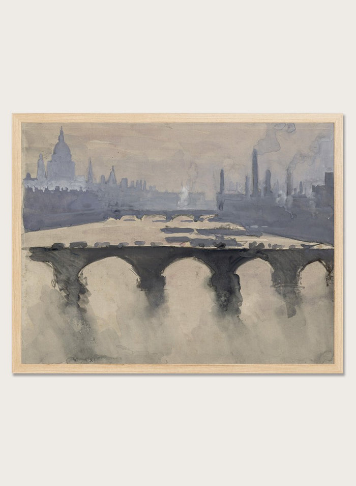 "Out of My London Window" Art Print_Sugar & Canvas_Joseph Pennell
