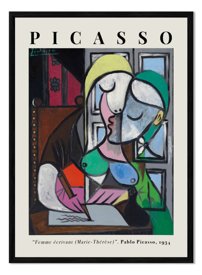 Pablo Picasso - Woman Writing (Marie-Thérèse Walter) Art Print_Sugar & Canvas_Picasso