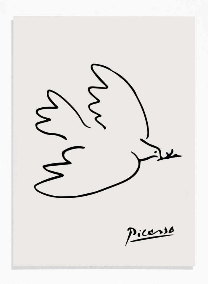 Pablo Picasso Dove of Peace Art Print_Sugar & Canvas_Picasso