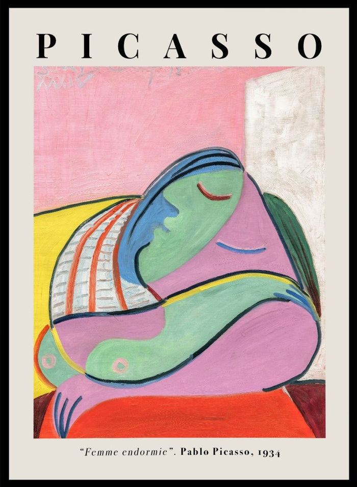 Pablo Picasso Femme Endormie Art Print_Sugar & Canvas_Picasso