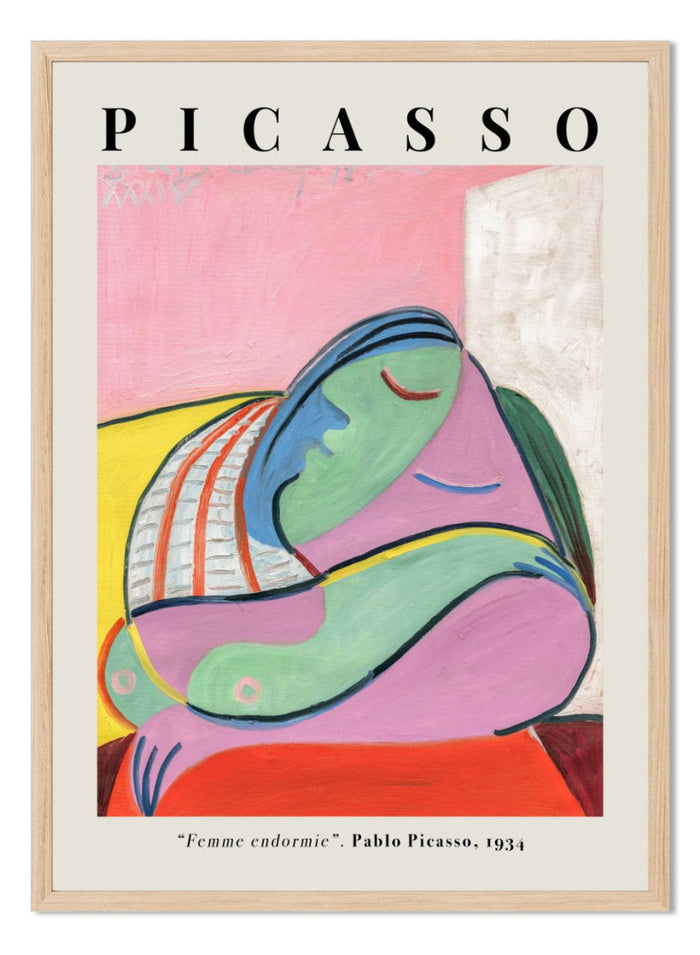 Pablo Picasso Femme Endormie Art Print_Sugar & Canvas_Picasso