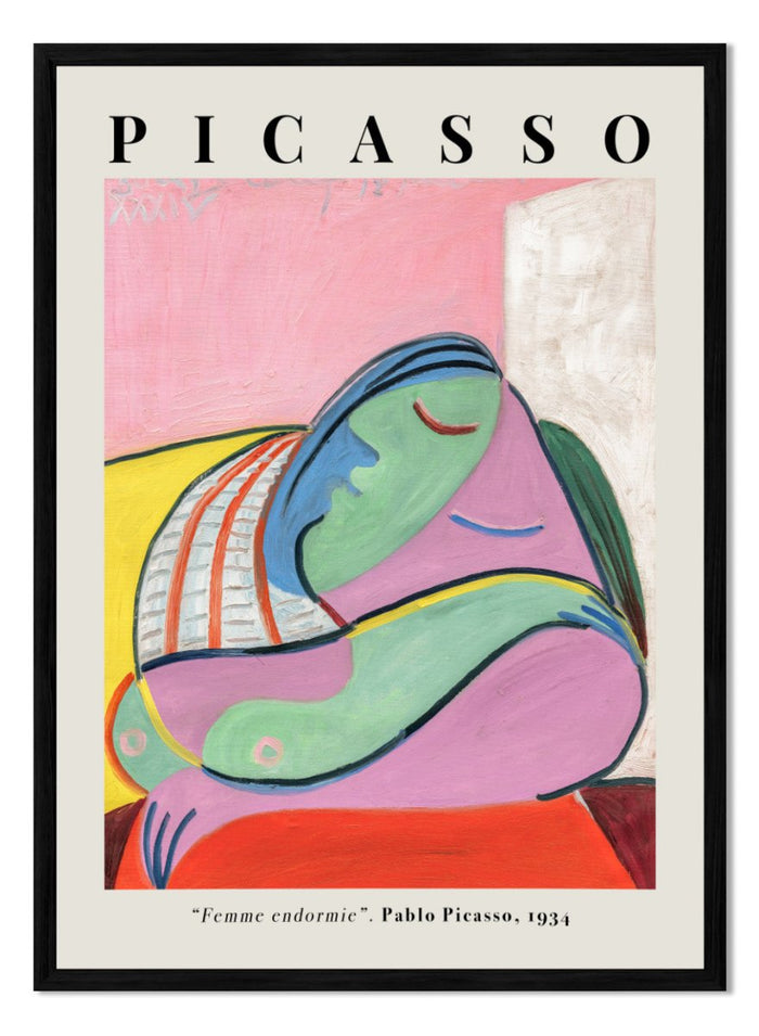 Pablo Picasso Femme Endormie Art Print_Sugar & Canvas_Picasso