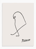 Pablo Picasso Sparrow Bird Sketch Line Art Print_Sugar & Canvas_Picasso