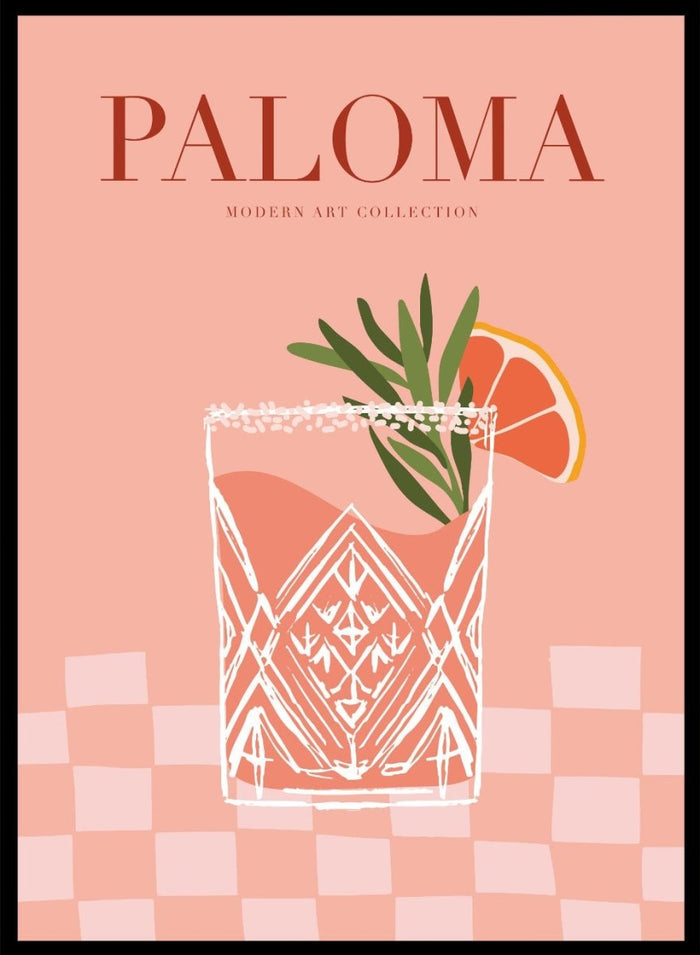 Paloma Drink Bar Art Print_Sugar & Canvas_Sugar & Canvas