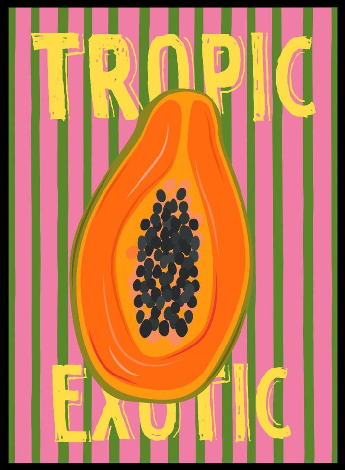 ‘Papaya’ Aesthetic Art Print_Sugar & Canvas_Sugar & Canvas