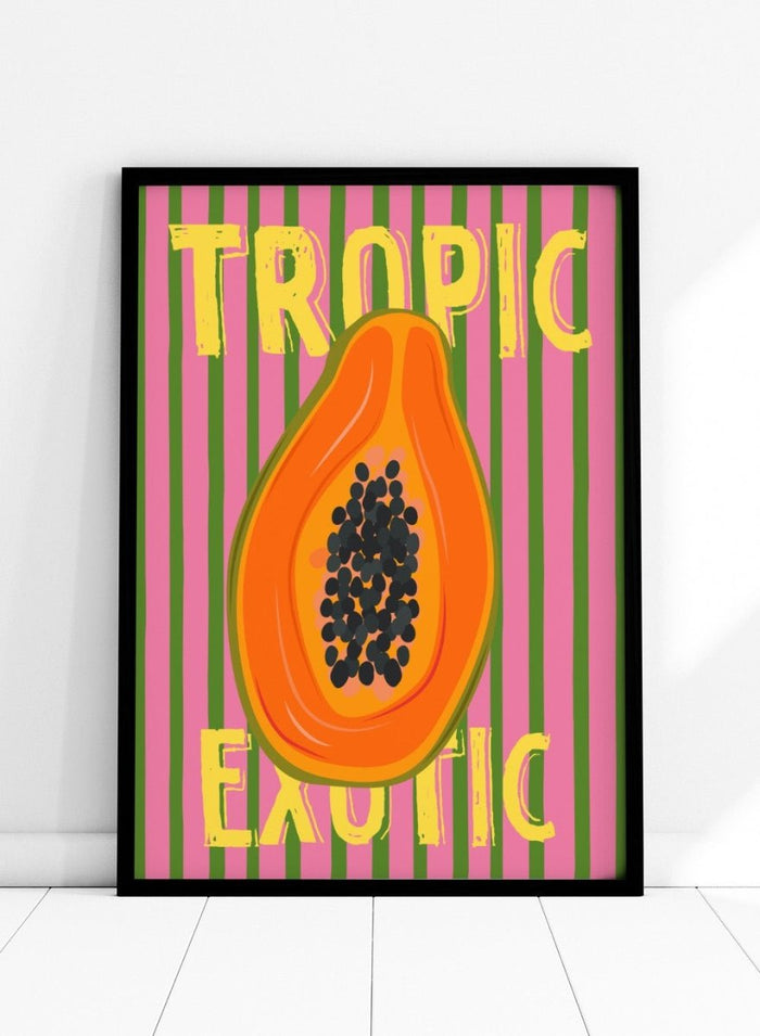 ‘Papaya’ Aesthetic Art Print_Sugar & Canvas_Sugar & Canvas