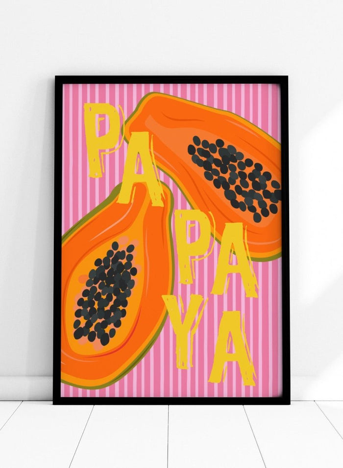 'Papaya Pop' Aesthetic Art Print_Sugar & Canvas_Sugar & Canvas