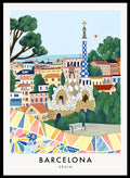 Park Güell Barcelona Spain Art Print_Sugar & Canvas_Sugar & Canvas