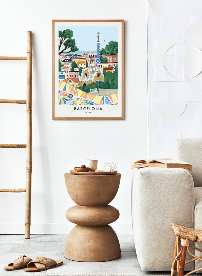 Park Güell Barcelona Spain Art Print_Sugar & Canvas_Sugar & Canvas