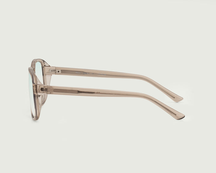Sesame::Parton Anti-Radiation Glasses square brown recycled polyester side