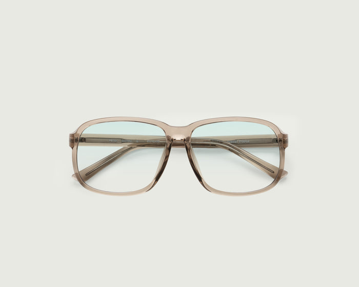 Sesame::Parton Anti-Radiation Glasses square brown recycled polyester top