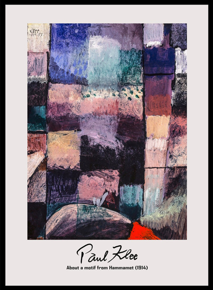 Paul Klee About a Motif from Hammamet 1914 Art Print_Sugar & Canvas