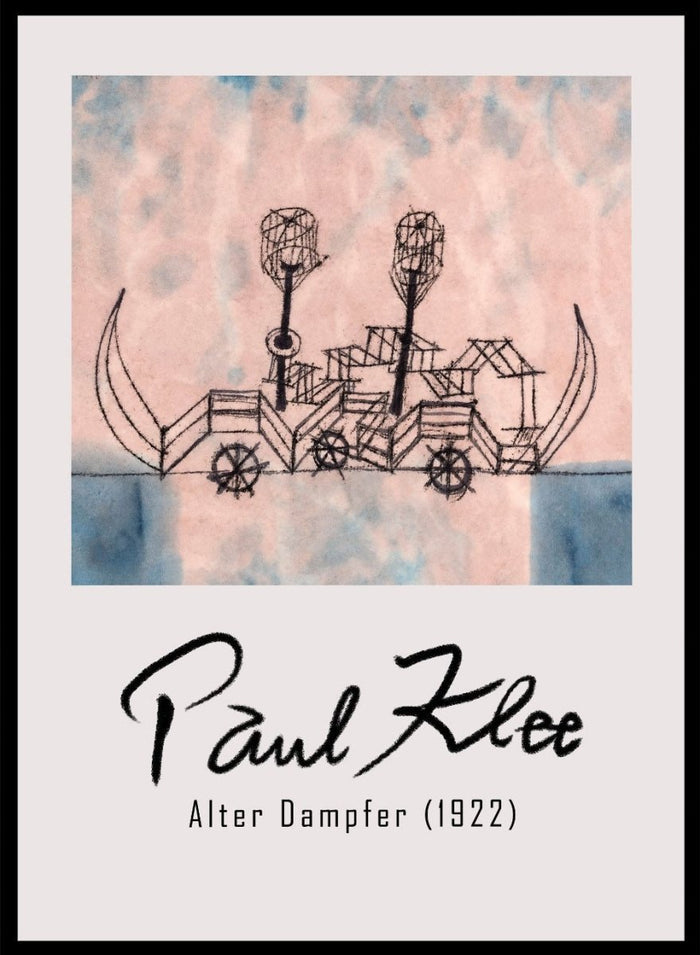 Paul Klee Alter Dampfer (Old Steamboat) Art Print_Sugar & Canvas_Paul Klee