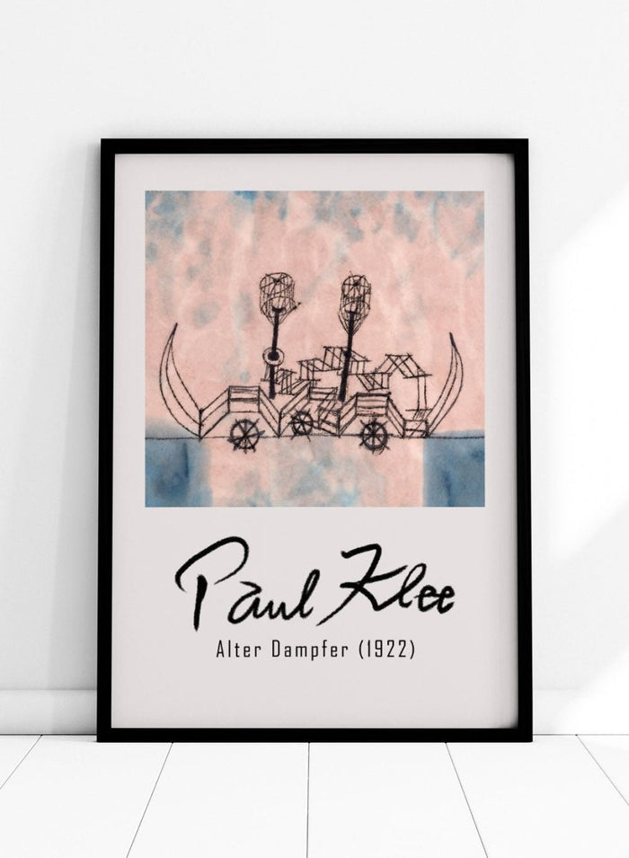 Paul Klee Alter Dampfer (Old Steamboat) Art Print_Sugar & Canvas_Paul Klee