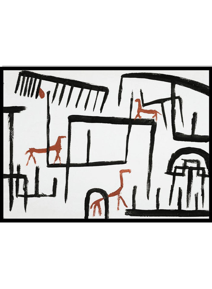 Paul Klee Animals in an Enclosure 1938 Art Print_Sugar & Canvas_Paul Klee