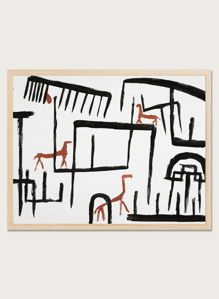 Paul Klee Animals in an Enclosure 1938 Art Print_Sugar & Canvas_Paul Klee
