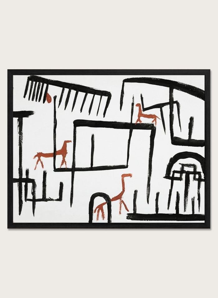Paul Klee Animals in an Enclosure 1938 Art Print_Sugar & Canvas_Paul Klee