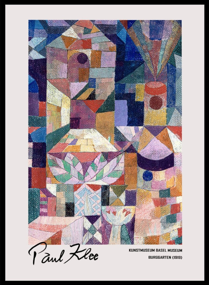 Paul Klee Burggarten 1919 Art Print_Sugar & Canvas_Paul Klee