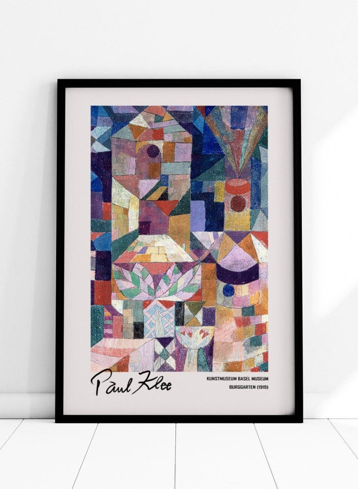 Paul Klee Burggarten 1919 Art Print_Sugar & Canvas_Paul Klee