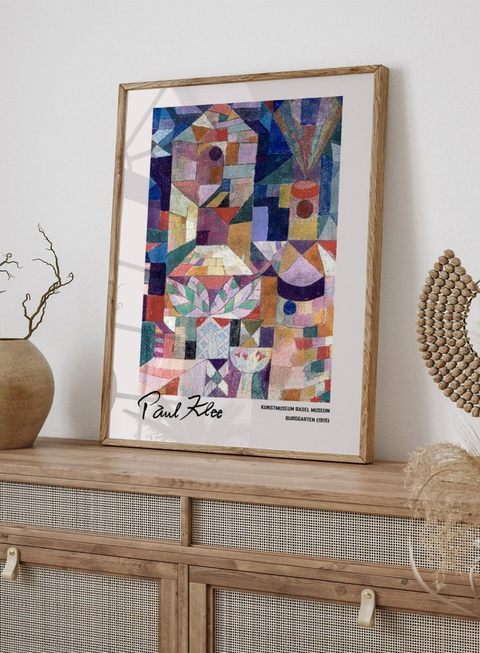 Paul Klee Burggarten 1919 Art Print_Sugar & Canvas_Paul Klee